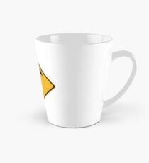 Respect the dolphins - Caution sign Tall Mug