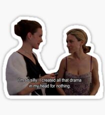 Carrie and Charlotte drama Sticker