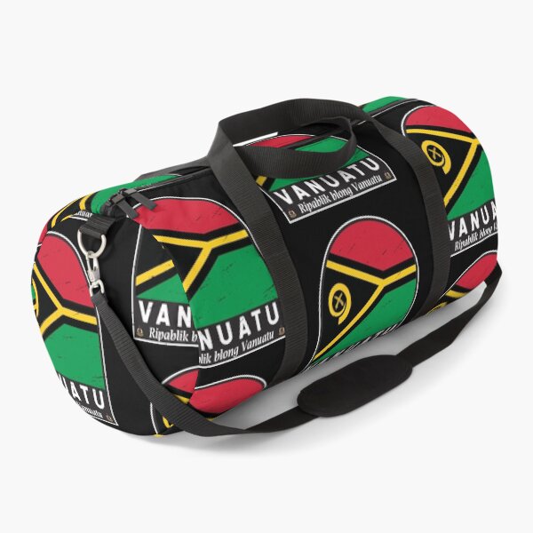 Item preview, Vanuatu Flag Emblem Distressed Vintage designed and sold by KrisSidDesigns.