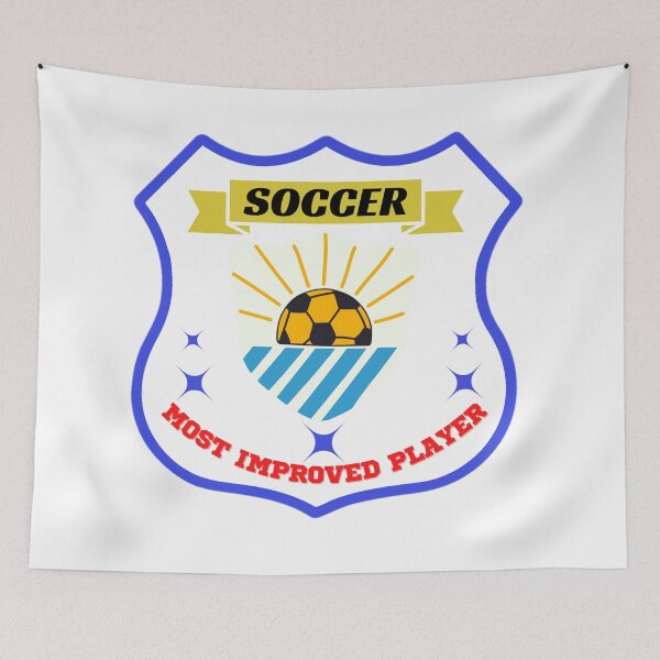 Item preview, Most Improved Player crest - Soccer designed and sold by AspectArtWorks.
