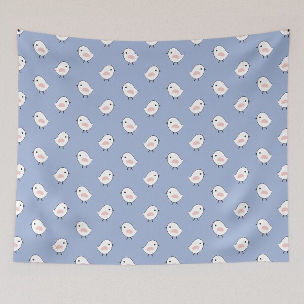 Item preview, Busy Birdies Pattern - Sapphire and Rose Quartz designed and sold by Daisy Beatrice.