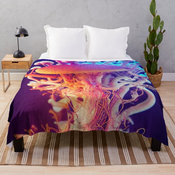 Item preview, Portrait of a psychedelic mushroom explosion designed and sold by RK - Shop.