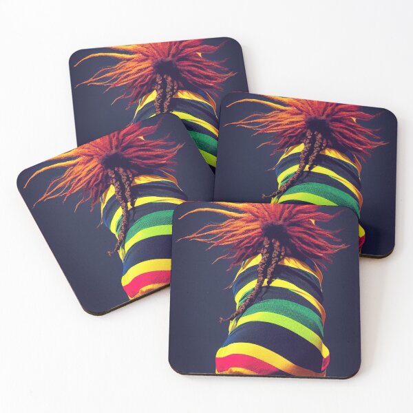 Item preview, Portrait of a rasta cat from the back designed and sold by RK - Shop.