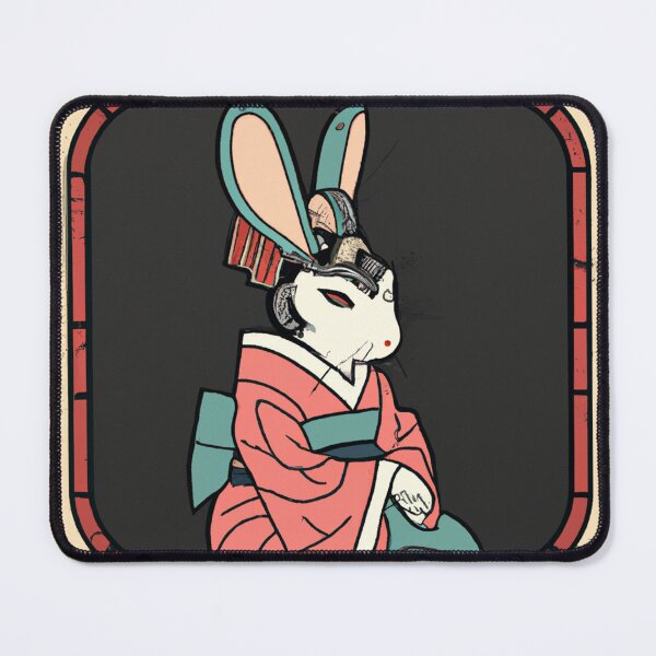 Item preview, Bunny geisha praying in her temple designed and sold by Inalternativ.