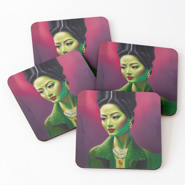 Item preview, My Tribute to Vladimir Tretchikoff's Green Lady designed and sold by The-11th-Floor.