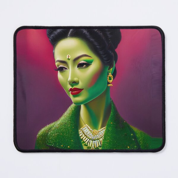 Item preview, My Tribute to Vladimir Tretchikoff's Green Lady designed and sold by The-11th-Floor.