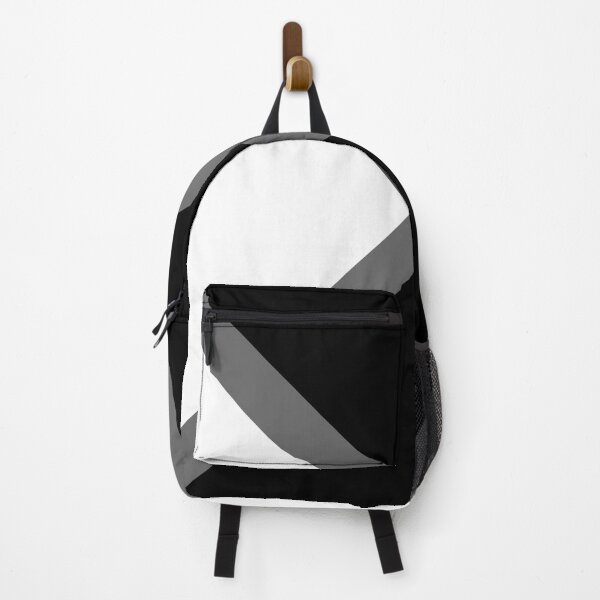 Item preview, Gray Black and White Minimal Diagonal Stripes X Pattern designed and sold by All-Black-White.