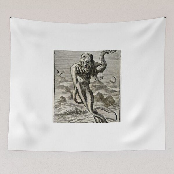 Item preview, Mythical Grotesque Marine Monster #8 designed and sold by OddUnderground.