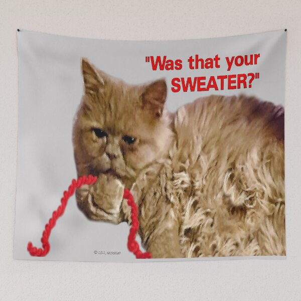 Item preview, Passive-Aggressive FluffyCat designed and sold by kristalcurt.