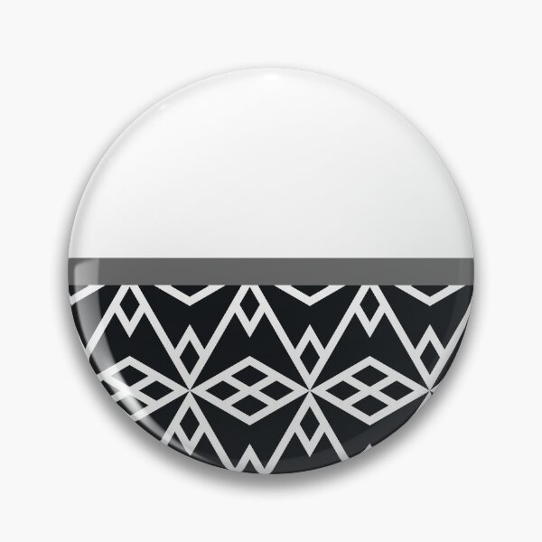 Item preview, Gray Black and White Minimal Geometric Diamond Line Shape Pattern on Solid Color designed and sold by All-Black-White.
