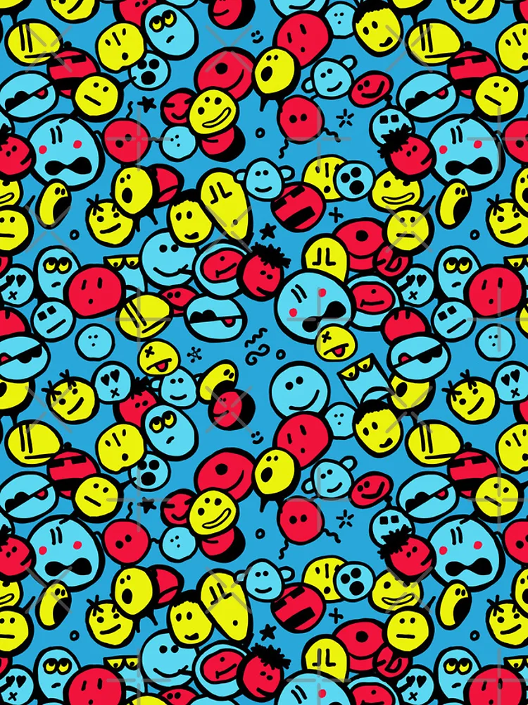Thumbnail 5 of 5, iPhone Case, Random Smile Pattern designed and sold by Chairboy.