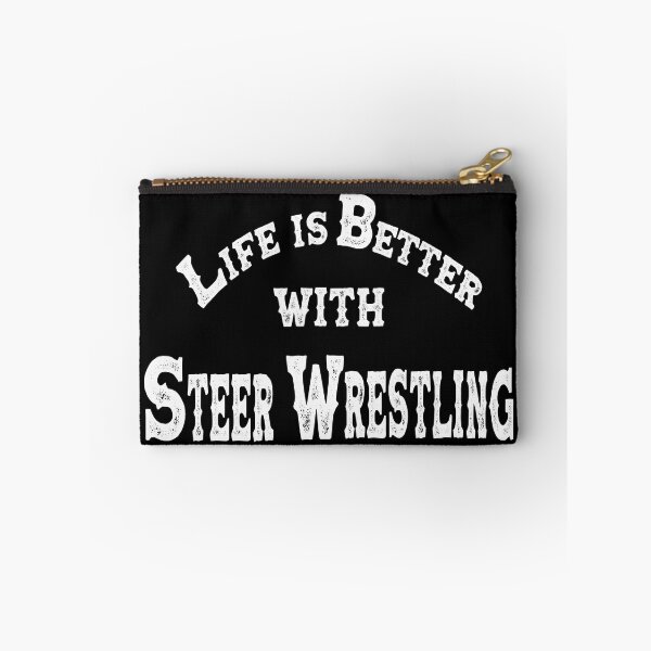 Item preview, Life Is Better With Steer Wrestling - Steer Wrestling Quote designed and sold by handsoftime2020.
