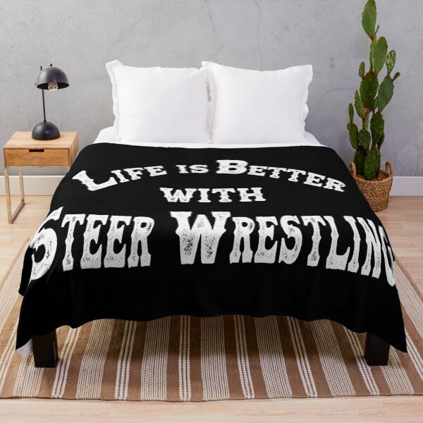 Item preview, Life Is Better With Steer Wrestling - Steer Wrestling Quote designed and sold by handsoftime2020.