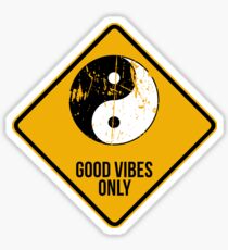 Yin Yang - Good Vibes Only Sticker