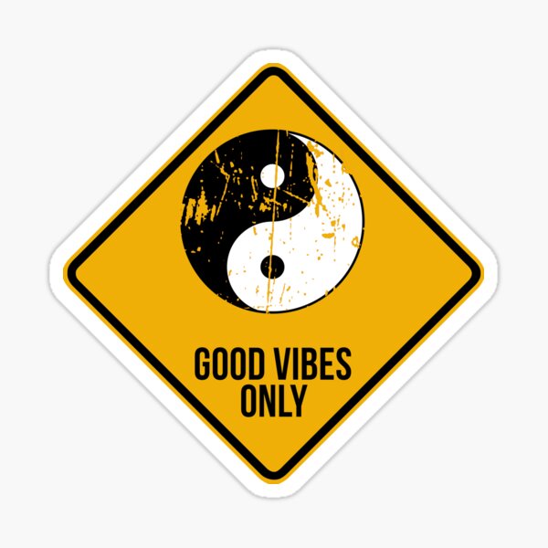 Item preview, Yin Yang -  Good Vibes Only designed and sold by 2monthsoff.