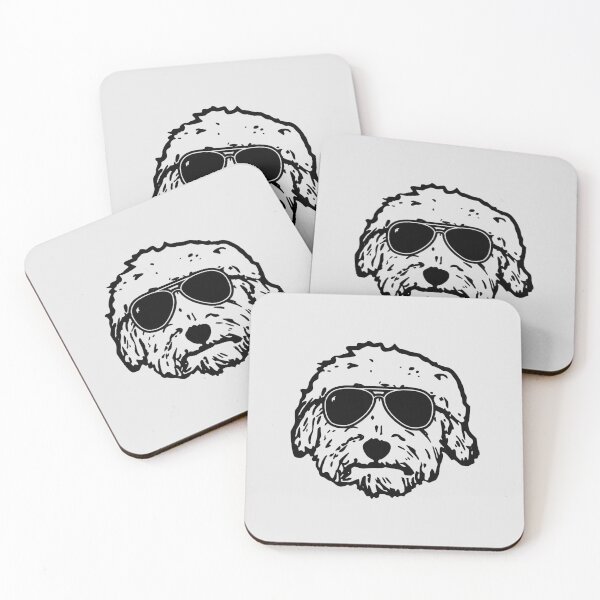 Item preview, Labradoodles! Goldendoodles! Any adorable doodle dog with aviators designed and sold by smooshfaceutd.