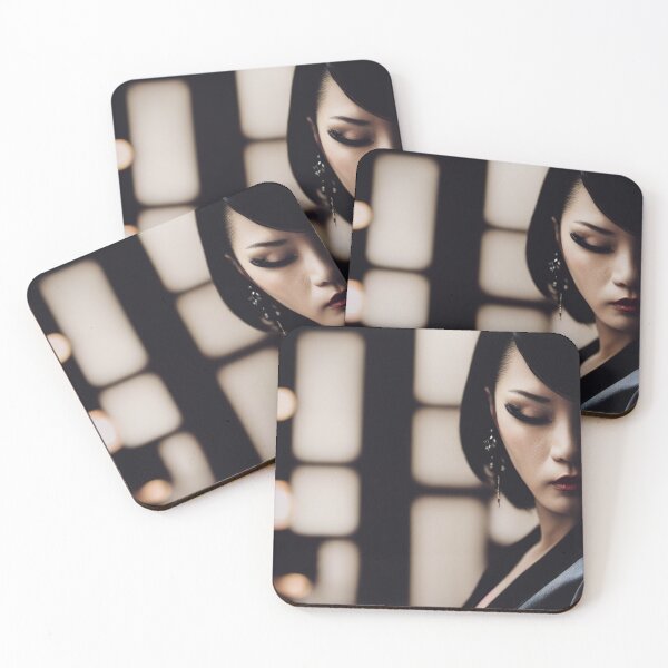 Item preview, Infamous female Yakuza with closed eyes designed and sold by RK - Shop.