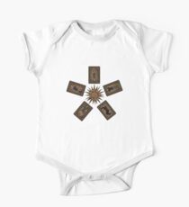 Art deco Dollhouse One Piece - Short Sleeve