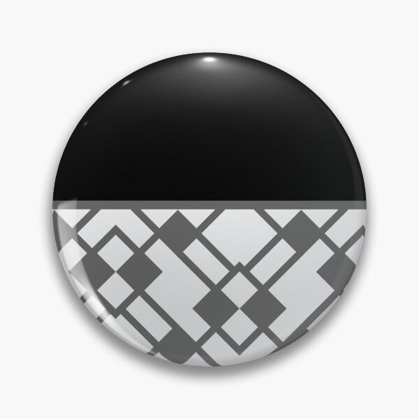 Item preview, Gray Black and White Minimal Horizontal Stripe Line Pattern Solid Color 2 designed and sold by All-Black-White.