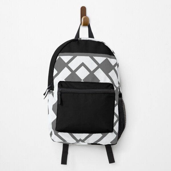 Item preview, Gray Black and White Minimal Horizontal Stripe Line Pattern Solid Color 2 designed and sold by All-Black-White.