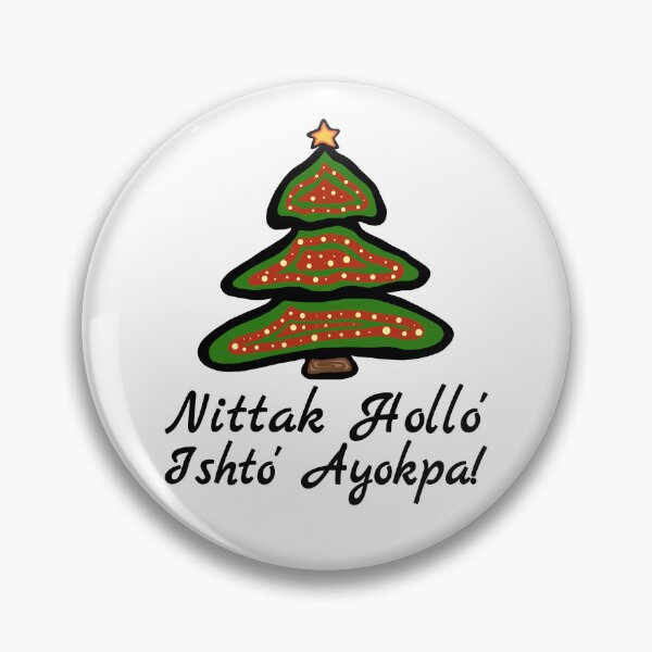 Item preview, Nittak Hollo' Ishto' Ayokpa - Merry Christmas Chickasaw Holiday designed and sold by MagicBoutique.