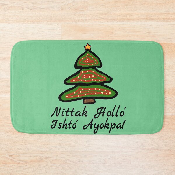 Item preview, Nittak Hollo' Ishto' Ayokpa - Merry Christmas Chickasaw Holiday designed and sold by MagicBoutique.