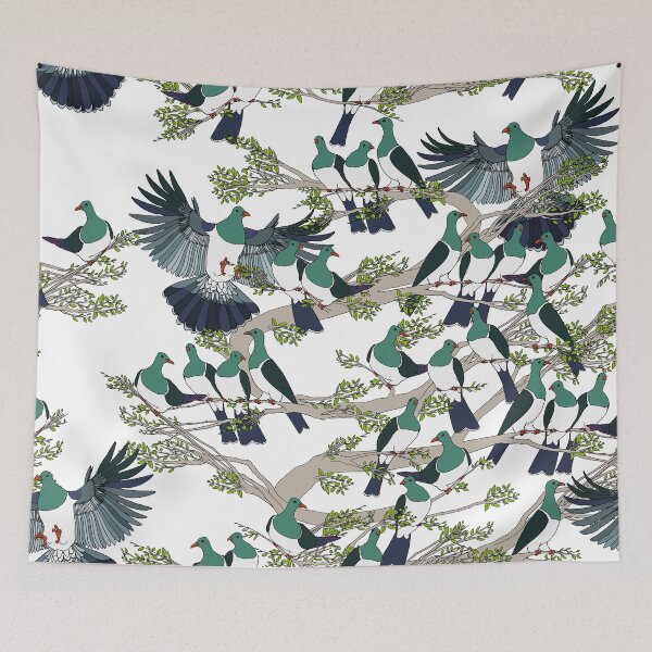 Item preview, Kereru on white designed and sold by CopperCatkin.