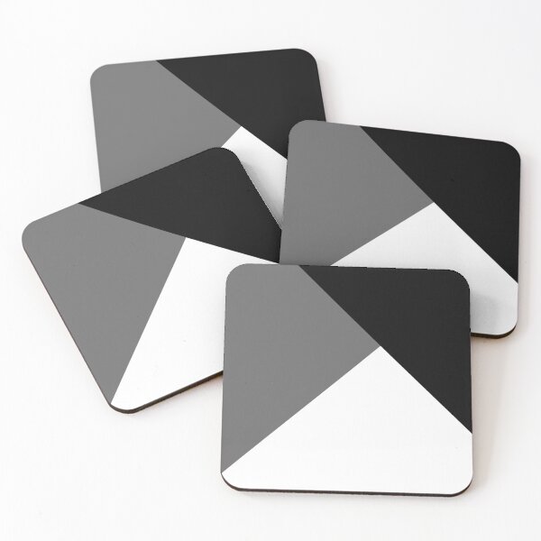 Item preview, Gray Black and White Minimal Line Art Pattern on Solid Color designed and sold by All-Black-White.