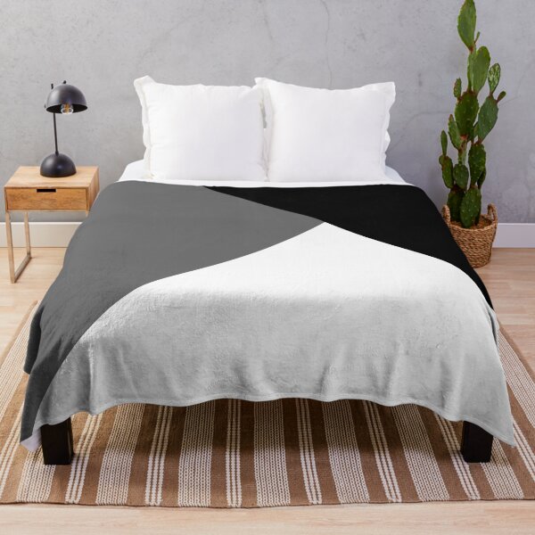 Item preview, Gray Black and White Minimal Line Art Pattern on Solid Color designed and sold by All-Black-White.