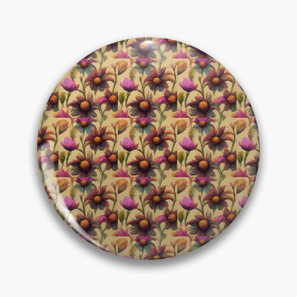 Item preview, Drab repeating flowers 1 designed and sold by Burritoless.