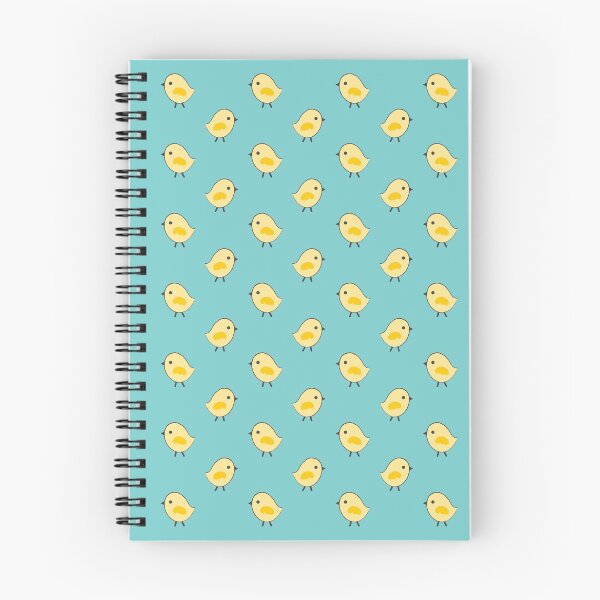 Item preview, Busy Chicks Pattern - Yellow on Aqua Blue designed and sold by Daisy Beatrice.