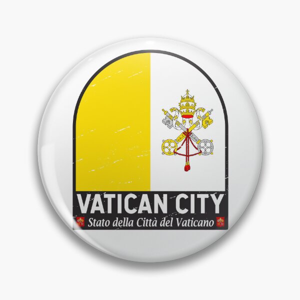 Item preview, Vatican City Flag Emblem Distressed Vintage designed and sold by KrisSidDesigns.