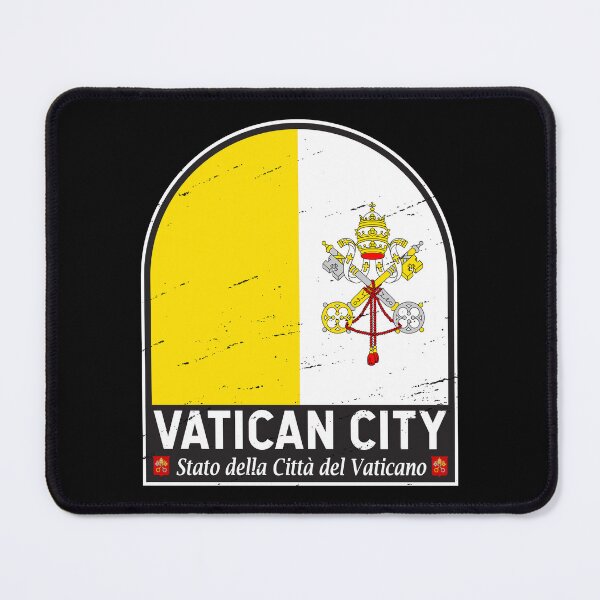 Item preview, Vatican City Flag Emblem Distressed Vintage designed and sold by KrisSidDesigns.