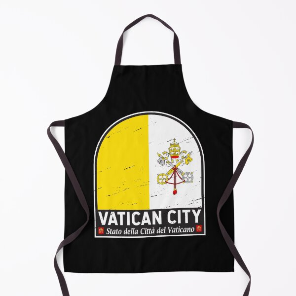 Item preview, Vatican City Flag Emblem Distressed Vintage designed and sold by KrisSidDesigns.