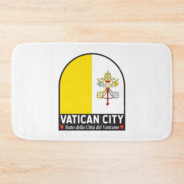 Item preview, Vatican City Flag Emblem Distressed Vintage designed and sold by KrisSidDesigns.