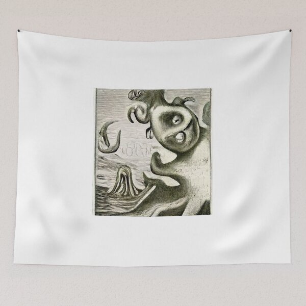 Item preview, Mythical Grotesque Marine Monster #10 designed and sold by OddUnderground.