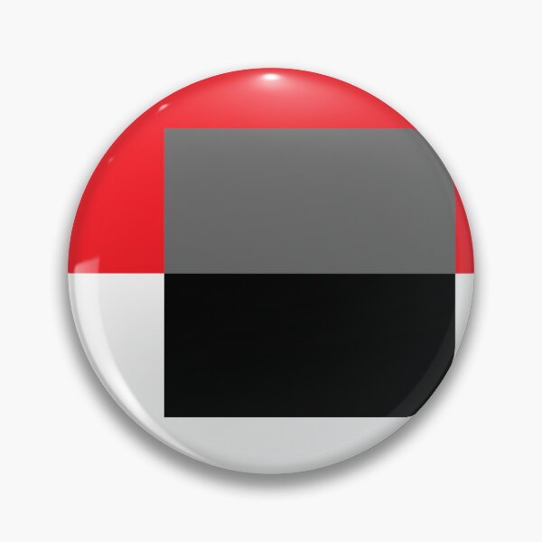 Item preview, Red Gray Black and White Minimal Solid Color Abstract Shapes designed and sold by All-Black-White.