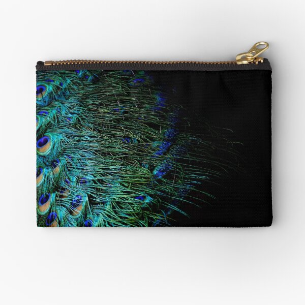 Peacock Feather Zipper Pouch