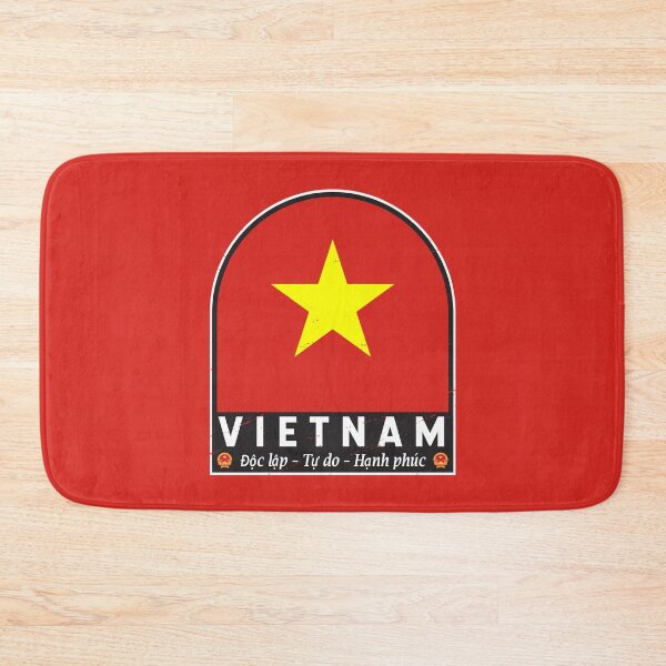 Item preview, Vietnam Flag Emblem Distressed Vintage designed and sold by KrisSidDesigns.