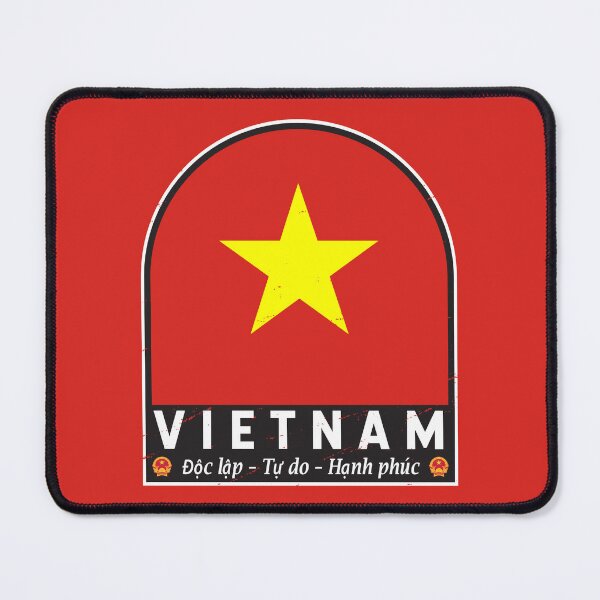 Item preview, Vietnam Flag Emblem Distressed Vintage designed and sold by KrisSidDesigns.