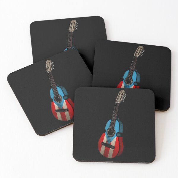 Item preview, Puerto Rican Flag Cuatro Boricua designed and sold by SoLunAgua ..