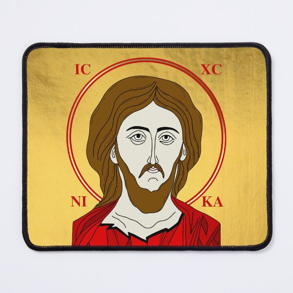 Item preview, Jesus Icon Gold Byzantine Style designed and sold by Yiorgos Designs.