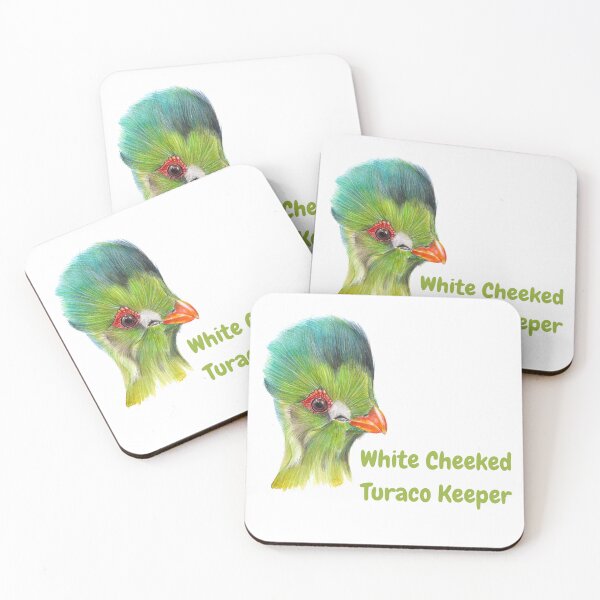 Artikelvorschau, White Cheeked Turaco Keeper entworfen und verkauft von Meggie-moos.