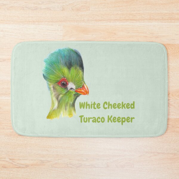 Artikelvorschau, White Cheeked Turaco Keeper entworfen und verkauft von Meggie-moos.