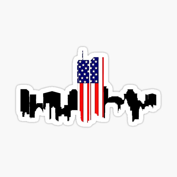 911 Never Forgotten (light) Sticker