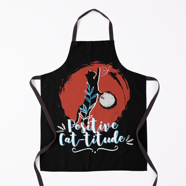 Item preview, Inspirational quote, positive attitude, floral cat designed and sold by Sanctum Cosmos.