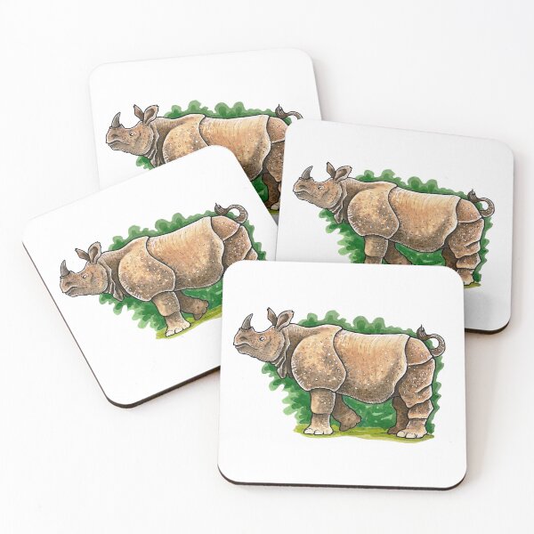 Item preview, Javan Rhinoceros  designed and sold by Jebb-Art.