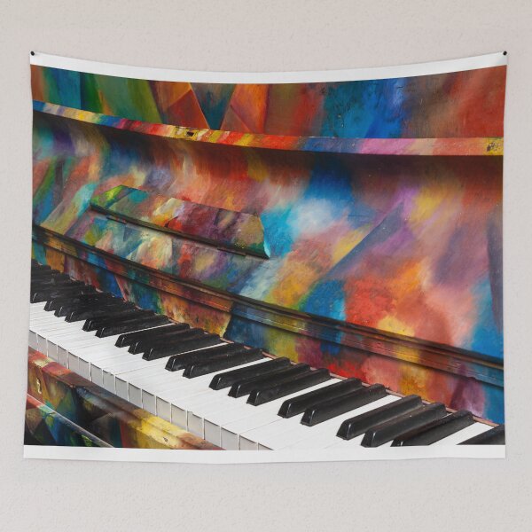 Item preview, Painted Upright Piano designed and sold by StephenPower.