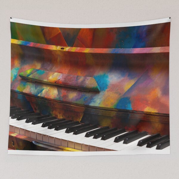 Item preview, Painted Upright Piano 2 designed and sold by StephenPower.