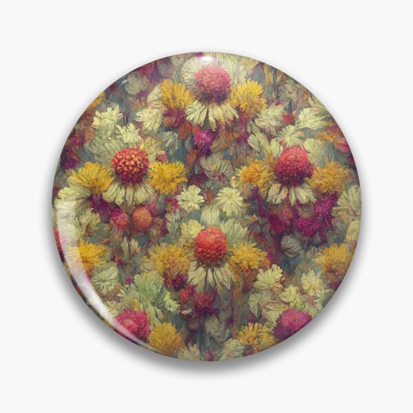 Item preview, Drab repeating flowers 3 designed and sold by Burritoless.